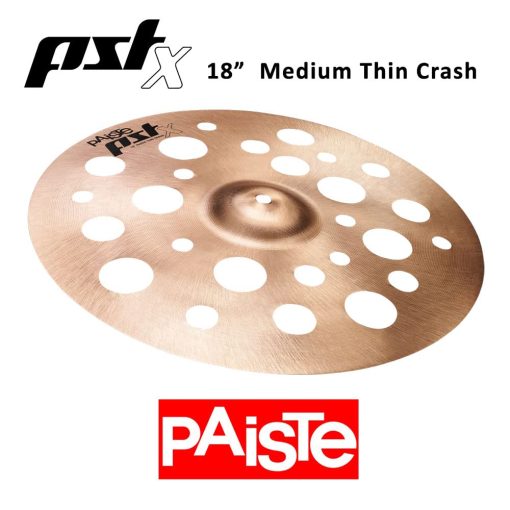 Platillo de choque Paiste PST X Swiss Medium 18 Pulgadas - Imagen 2