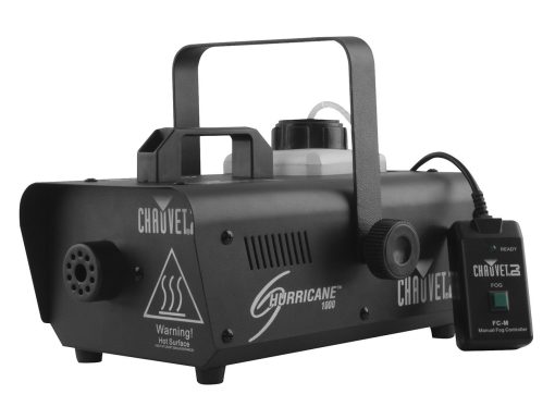 Maquina de humo compacta CHAUVET DJ Hurricane 1000 con control remoto inalambrico