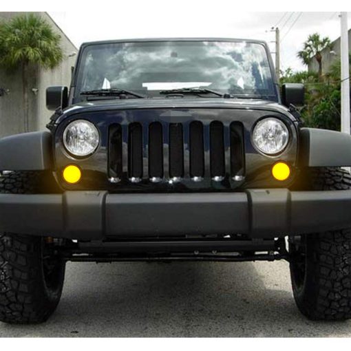 Adiil Luz de senal de giro LED Lente Ahumada ambar/Blanco Flasher con Luces de Circulacion Diurna y Luces de senal de Giro de Estacionamiento para Jeep Wrangler JK y Wrangler Unlimited JKU 2007-2018 - Imagen 5