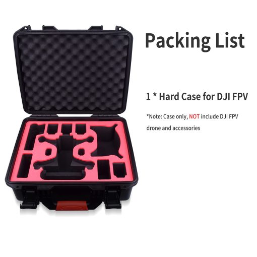 Estuche rigido profesional FPVtosky para DJI FPV [Estuche solamente] - Accesorios de transporte para dron DJI FPV - Compatible con 6 baterias - Manten las helices puestas - Compatible con Goggles Integra - Imagen 6