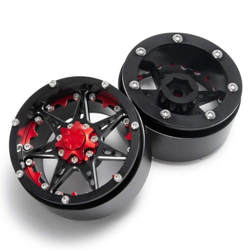 Set de 4 llantas de metal beadlock QUE-T 2.2" para RC 1/10 Crawler TRX4 SCX10 90046 - Imagen 9