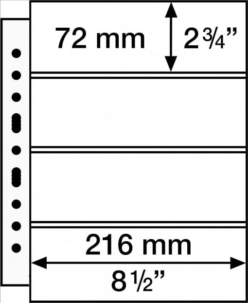 album de formato grande Ursae Minoris Estate Library Deluxe 4 Q-Ring para hasta 400 billetes modernos de EE. UU., Canada, Mexico y del mundo, boletos de eventos de hasta 8 x 2 pulgadas, Azul profundo con estuche negro - Imagen 4