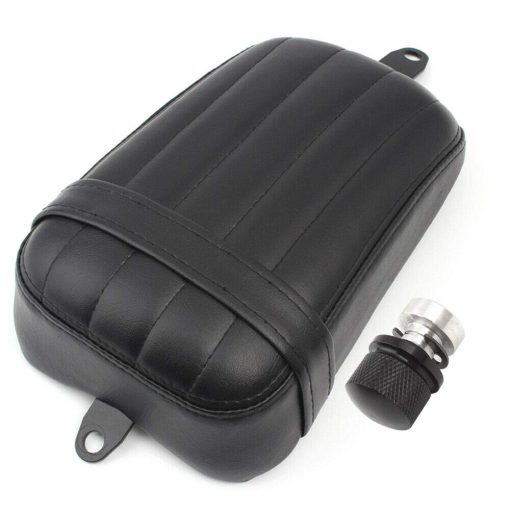 Asiento trasero del pasajero WOWTK con kit de reposapies para el pasajero apto para Harley Softail 2018-2024 Street Bob FXBB 18-later FXBB, modelos FXST y FXBBS a partir de '21 - Imagen 4