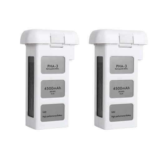 Bateria de reemplazo para DJI Phantom 3, paquete de 2 baterias inteligentes para DJI Phantom 3 Professional, Phantom 3 Advanced, Phantom 3 Standard, Phantom 3 4K, Phantom 3 SE, bateria extendida de 4500mAh