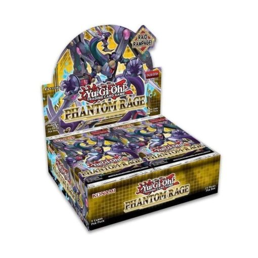Caja de Sobres Yugi Phantom Rage TCG en Ingles de 1? Edicion - 24 Sobres de 9 Cartas Cada Uno
