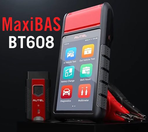 Autel MaxiBAS BT608 2023 Version Probador de Bateria de Coche 12v Sistema Electrico Automotriz Adaptativo Conductancia Diagnostico de Todos los Sistemas AutoScan VINscan Leer/Borrar Codigos Actualizacion Gratuita - Imagen 2