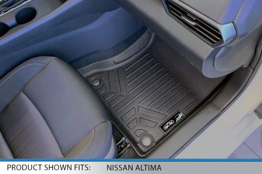 Juego de alfombrillas SMARTLINER a medida para la primera fila de asientos Negro Compatible con Nissan Altima 2019-2023 - Imagen 3
