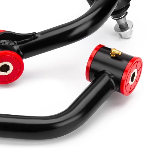 Brazos de control superior KSP de 2-4 pulgadas Compatible con Ford F-150, Kits de suspension Brazos tubulares negros de alineacion Levante 2 a 4” para 2004-2020 F150, Brazos de suspension de repuesto de fabrica, 2da Generacion - Imagen 7