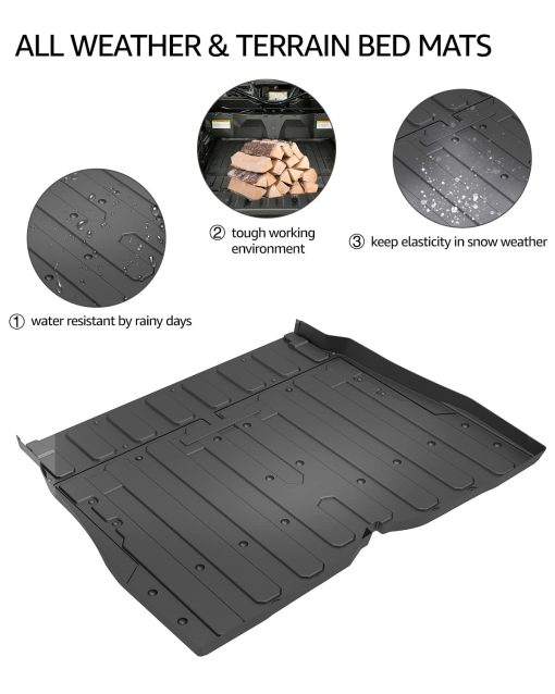 A&UTV PRO Honda Pioneer 2016-2020 1000-5 Bed Mat Liner,SXS M5 Bed Liner - Imagen 2
