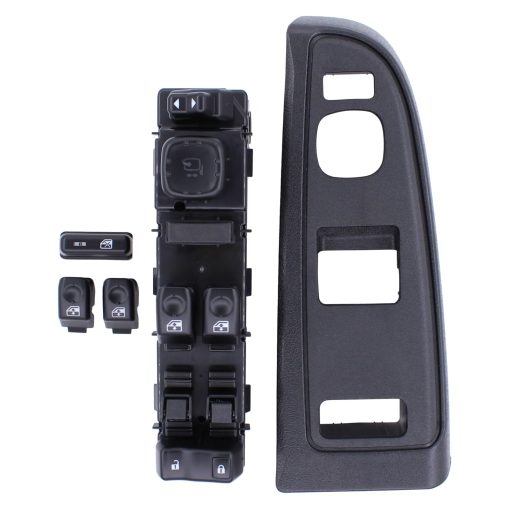 Interruptor maestro de vidrio electrico y marco para 2003-2007 Silverado Sierra 1500 2500 3500; Avalanche 1500 2500 S10 2003-2004 Suburban - Imagen 2