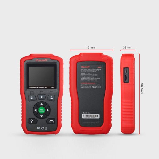 Escaner de diagnostico para automoviles y camiones iCarsoft i900 para General Motors GM, resetear y borrar codigos de falla