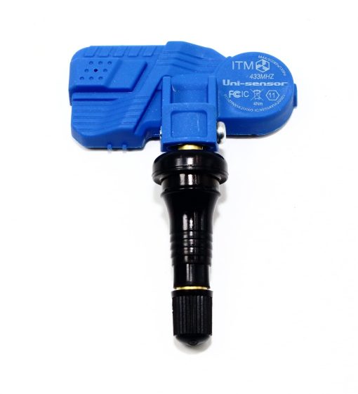 Juego de 4 sensores de presion de neumaticos ITM TPMS 433mhz para Chrysler Dodge Jeep RAM Reemplaza 68241067AB 68241067AA 56029400AE 56029398AB 56029398AA 5154876AB con valvulas de goma negras - Imagen 4