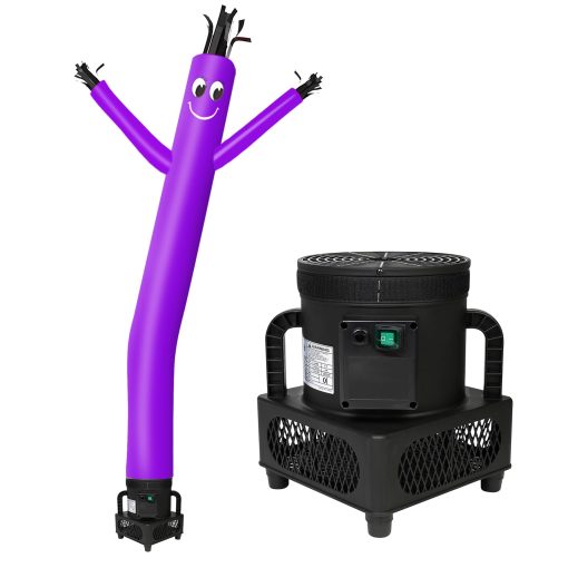 MOUNTO 6FT Fly Puppet Dancer con 1/3hp Blower Set Completo (Morado)