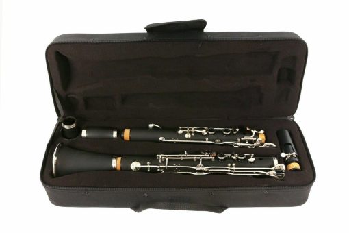 Clarinet WUQIMUSC Profesional en Madera de Ebonita con Llaves Niqueladas Incluye Barriles Accesorios de Cana Sonido Agradable Estuche Duradero - Imagen 3