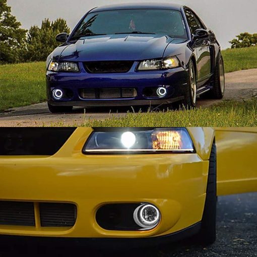 Luz de Niebla 2en1 con Ojo de angel, Lampara LED Mejorada con Anillo Halo DRL para Nissan 2011-2013 Rogue, 2007-2011 Versa, 2009-2014 Murano Z51, 2011-2014 Juke, 2009-2014 Cube Z12, 2010-2013 Infiniti G37 - Imagen 9