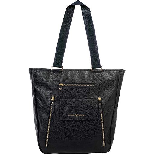 Bolso de Panales Vilah Bloom Cafe Crossover, Color Cafe Oscuro/Negro, Talla unica