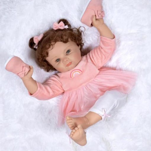 Paradise Galleries? Realistic Reborn Baby Doll, Jan Wright - Coleccion de Munecos Creados por Escultor y Artista, Muneca de 21" con 7 Accesorios, Regalo de Cumpleanos Especial, Edades 3+ - Charlotte - Imagen 7