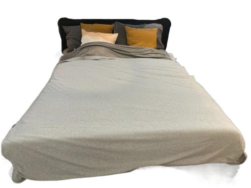 Manta ultra suave anti-EMF: Proteccion contra EMF, Hilo de plata infundido, Tecnologia de conexion a tierra, Unisex, Uso durante todas las estaciones, Ideal para el hogar y viajes, Lavable a maquina (Gris, Tamano Full XL)