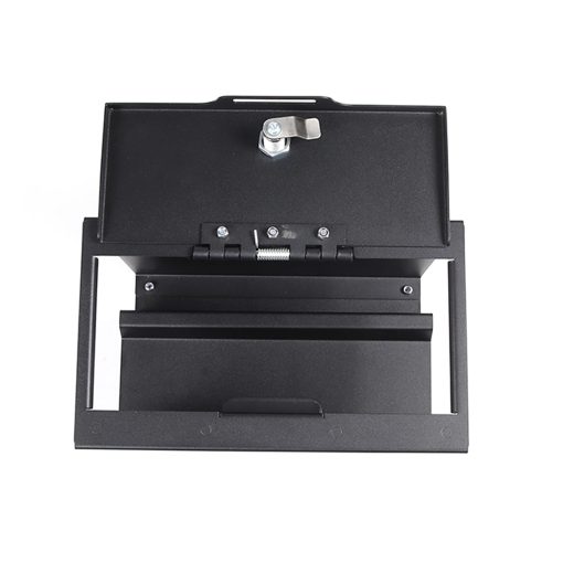 Caja de seguridad para consola de coche compatible con Nissan Titan 2020-2024, Caja fuerte de bloqueo de consola central con cerradura de combinacion de 3 digitos, Organizador interior de almacenamiento de reposabrazos con accesorios para caja de seguridad de reposabrazos - Imagen 5