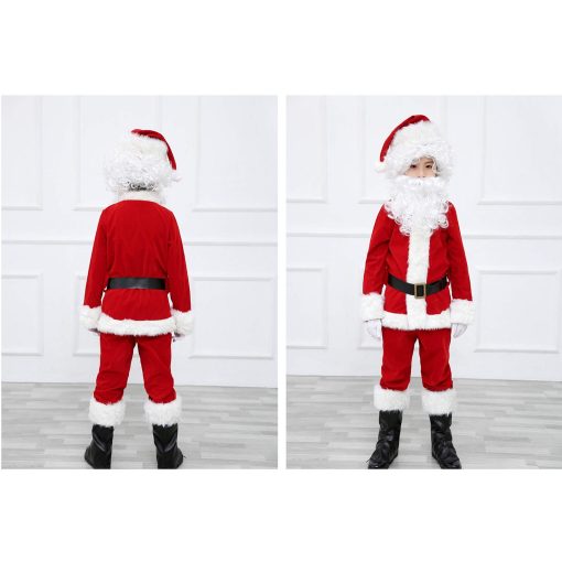 Disfraz de Santa Claus para Ninos Set de 11 Piezas (Tamano Pequeno) - Imagen 5