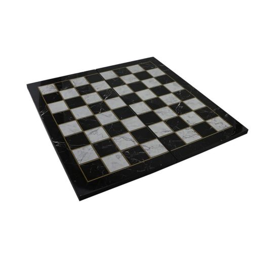 Juego de Ajedrez de Metal de Cobre Antiguo del Ejercito Britanico Medieval para Adultos, Piezas Hechas a Mano y Tablero de Ajedrez de Marmol Diseno de Madera Rey 3.35 pulgadas - Imagen 7