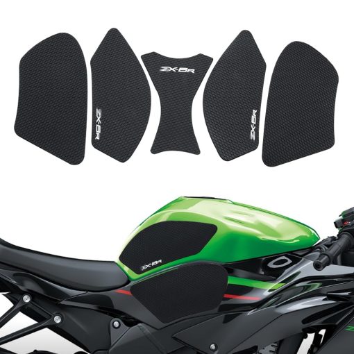 Protector de tanque de combustible lateral para Kawasaki Ninja ZX-6R / ZX-636 ZX6R ZX636 2013-2023 Accesorios de Motocicleta Pegatina de Protector de Tanque Calcomanias Adhesivas de Goma de Rodilla de Gas Tanque Pad