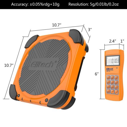 Bascula de Refrigerante Inalambrica Elitech LMC-310 con Valvula de Carga 220 lbs/100kgs - Imagen 5