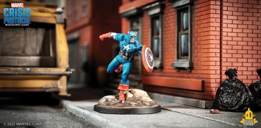 Marvel: Crisis Protocol Capitan America y The Original Human Torch Pack de Personajes - Une a Heroes Iconicos! Juego de Superheroes de Mesa, Edades 14+, 2 Jugadores, 90 Minutos de Juego, Fabricado por Atomic Mass Games - Imagen 5