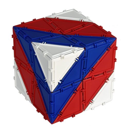 Set Geometiles Jumbo Rojo, Blanco y Azul, Juguete STEM y Matematicas Incluye Actividades en Linea, Hecho en EE. UU. - Imagen 9