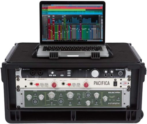 Estuche de Rack con Ruedas SKB Injection Molded 4U ISeries Studio Flyer con Manija - Imagen 2