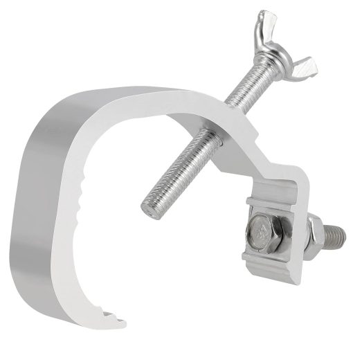 PINGEUI 10 Pack Abrazadera de Luz de Escenario, Abrazadera de Truss de Aleacion de Aluminio, Gancho de Abrazadera de Luz de Escenario para Luces de DJ, Luces Par, Luces de Foco, Apto para Tuberia de 1.18-2 Pulgadas de Diametro Exterior, Carga Maxima 44 lbs - Imagen 5