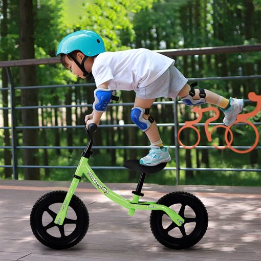 Bicicleta de Equilibrio SIMEIQI de 12" para Ninos y Ninas de 2 a 5 Anos Sin Pedales Bicicleta de Entrenamiento de Equilibrio para Ninos Pequenos - Imagen 7