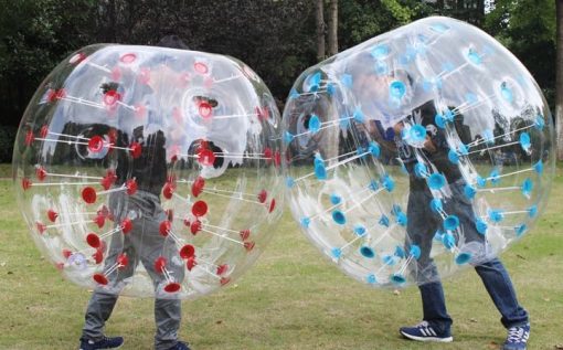 Pelota Inflable SZCQ Bumper ONE 1.2M/4ft de Diametro Balones de Futbol Burbuja para Ninos Pelotas de Juego Inflables Juguetes Golpeadores Humanos Bola Knock Zorb al Aire Libre - Imagen 9