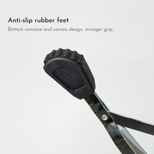 G Ganen Taburete de bateria acolchado grueso plegable con altura ajustable sin deslizamiento en negro - Imagen 7