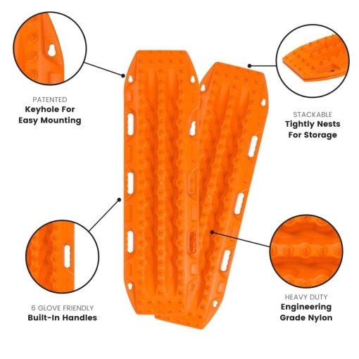 Tablero de recuperacion de vehiculos MAXTRAX MKII Safety Orange - Imagen 2