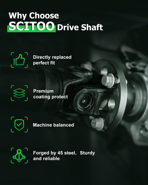 eje de transmision delantero SCITOO Compatible con Jeep Grand Cherokee 2001-2004 4.0L - Imagen 5