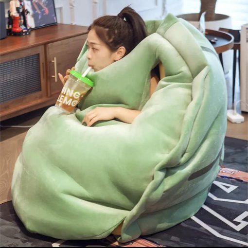Almohada gigante con forma de caparazon de tortuga de 59 pulgadas de tamano, almohada ponderada de peluche para adultos, regalo divertido para disfraz (59 pulgadas) - Imagen 3