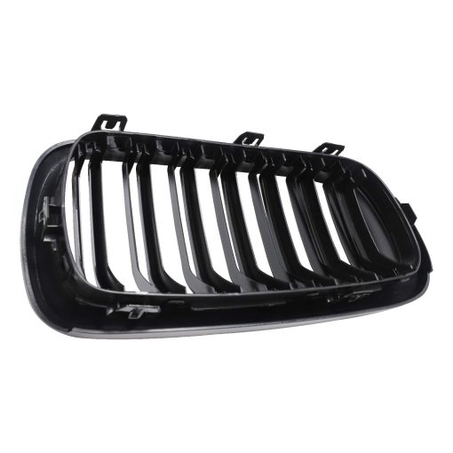 Parrilla delantera JUEDIMA F15 F16 - Negro brillante Rejilla de rinon frontal Compatible con BMW 2014 2015 2016 2017 2018 X5 F15 X6 F16 X5M X6M Rejilla de aletas gemelas - Imagen 5