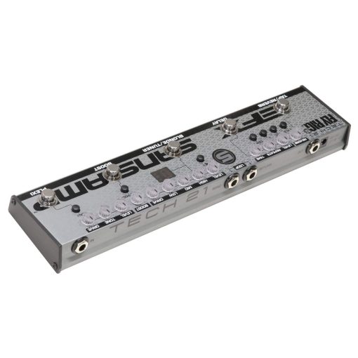 Pedal de Efectos Multifuncion Tech 21 FL5-V2 Fly Rig 5 V2 con Salida XLR - Paquete con 2x Cables de Conexion en angulo Recto Strukture S6P48, 12x Puas Fender y Paño de Pulido Liquid Audio - Imagen 3