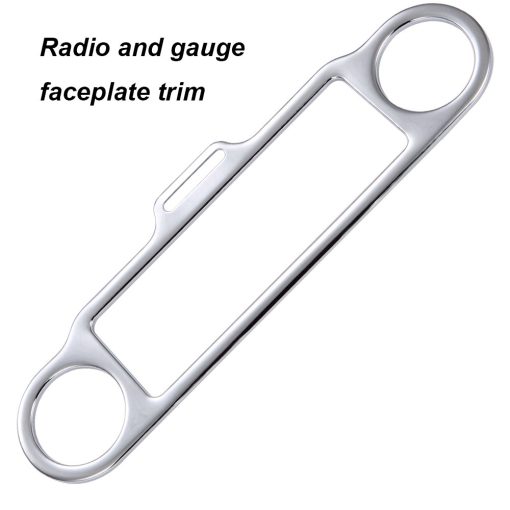 9 PCS Juego de Aros de Adorno para Estereo de Velocimetro y Altavoz Compatible con Harley Davidson Electra Street Glide Ultra Classic Modelos 1986-2013 - Imagen 4