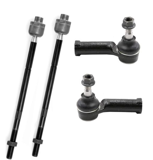 4PC Extremos de Barra de Direccion Interior/Exterior COMPATIBLES CON Ford Fiesta 2011-2019