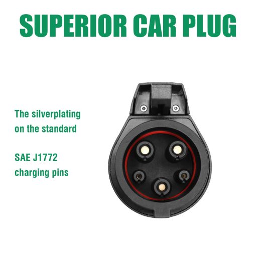 Cable de Extension para Cargador de Vehiculo Electrico J1772 de 40A y 20 Pies - Imagen 3