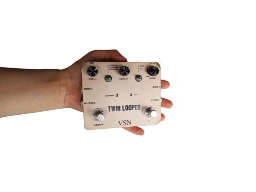 Pedal de Loop VSN, Pedales de Loop de Guitarra Estereo, Pedal de Efectos de Guitarra Loop Station Multi-funcion 11 Tipos de Reproduccion con 10 Minutos de Tiempo de Loop, Efectos de Guitarra 44.1kHz/24Bit - Imagen 9