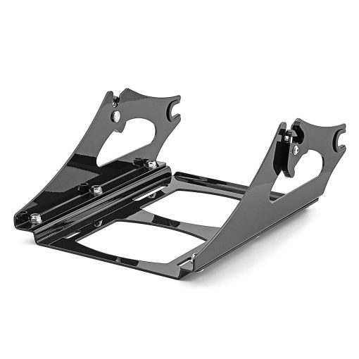 WeiSen Portaequipajes Trasero Desmontable para Harley Touring Road King Electra Road Street Glide 2009-2013 Negro Brillante - Imagen 5