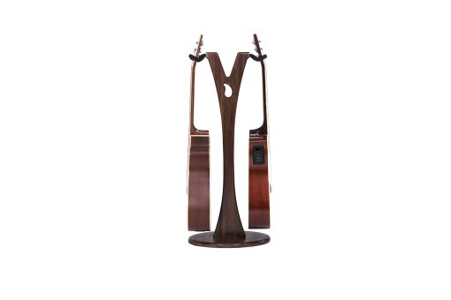 Soporte para Guitarra Acustica y Electrica Ruach GS-1 de Madera - Nogal