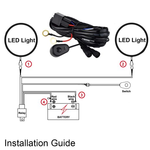 JALN7 Luces LED de Conduccion Amarillo 5 Pulgadas Proyector de Rayo Amarillo para Motocicleta Coche Offroad Faro Lente Pod Niebla Auxiliar 140W 28000LM para BMW Jeep Pickup GMC SUV ATV UTV 4X4 2PCS - Imagen 8
