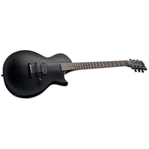 Guitarra Electrica ESP LTD EC-Black Metal, Satinada Negra - Imagen 4