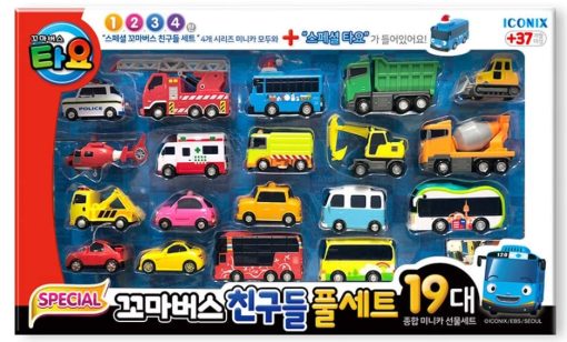 Set Especial Tayo Little Bus Friends Full 19pcs Cars Toys Ver.2 Set Completo de Regalo de Minicoches