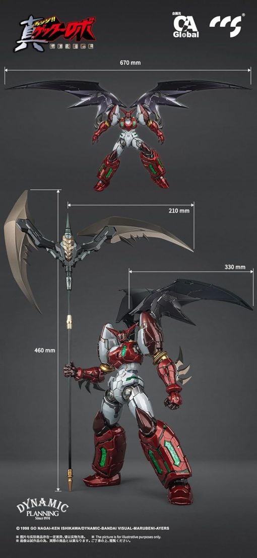 Figura de aleacion CCSTOYS Shin Shin Getter 1 Star Slasher Mortal Mind Getter Robo Armageddon - Imagen 6