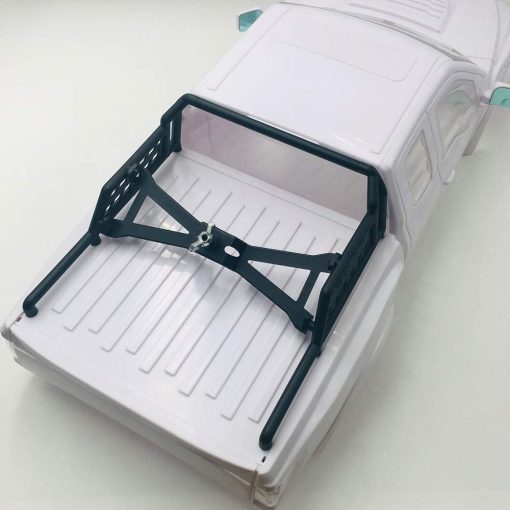 KYX Racing TRX4 Carroceria Dura ABS Raptor & Parachoques Delantero Trasero & Porta-Repuesto 325mm Carroceria de Camion Blanco - Imagen 7
